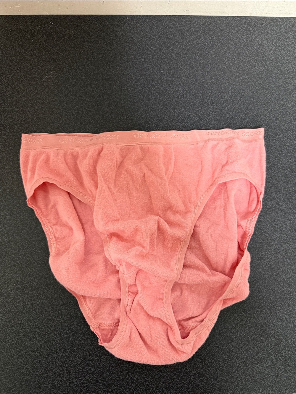 Victoria's Secret Coral Pink Cotton Bikini Briefs